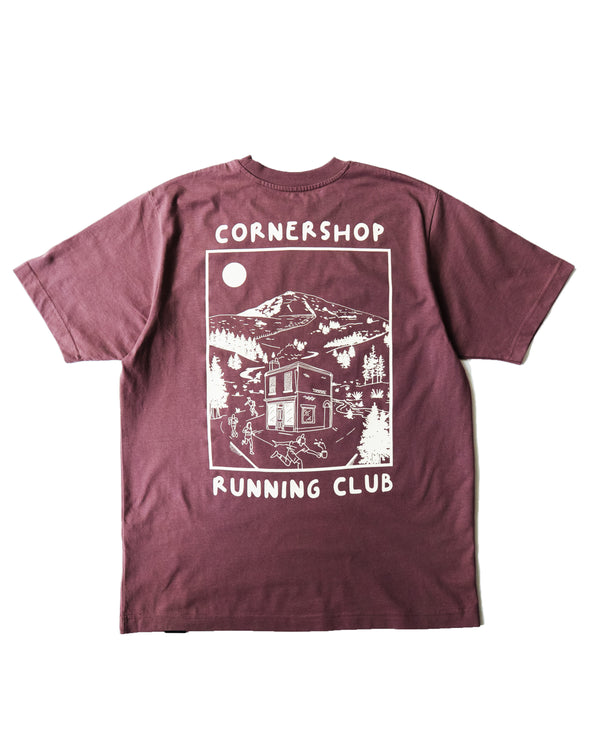 cornershop running club season 2 short sleeve heavyweight tee