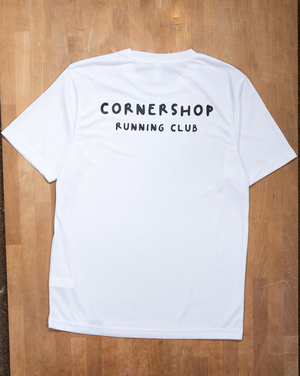 cornershop running club technical runners tee