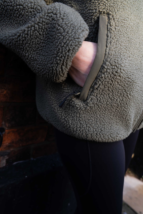 peak dstrct altitude sherpa fleece khaki